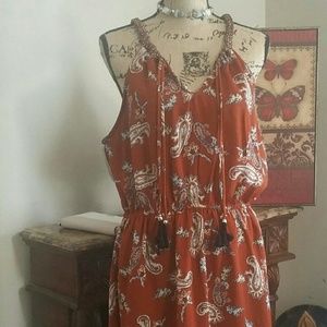 Tan Maxi Dress (XL)